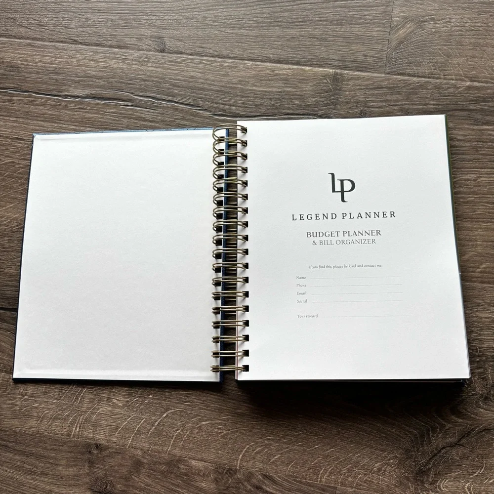 Unused Legacy Budget Planner Undated